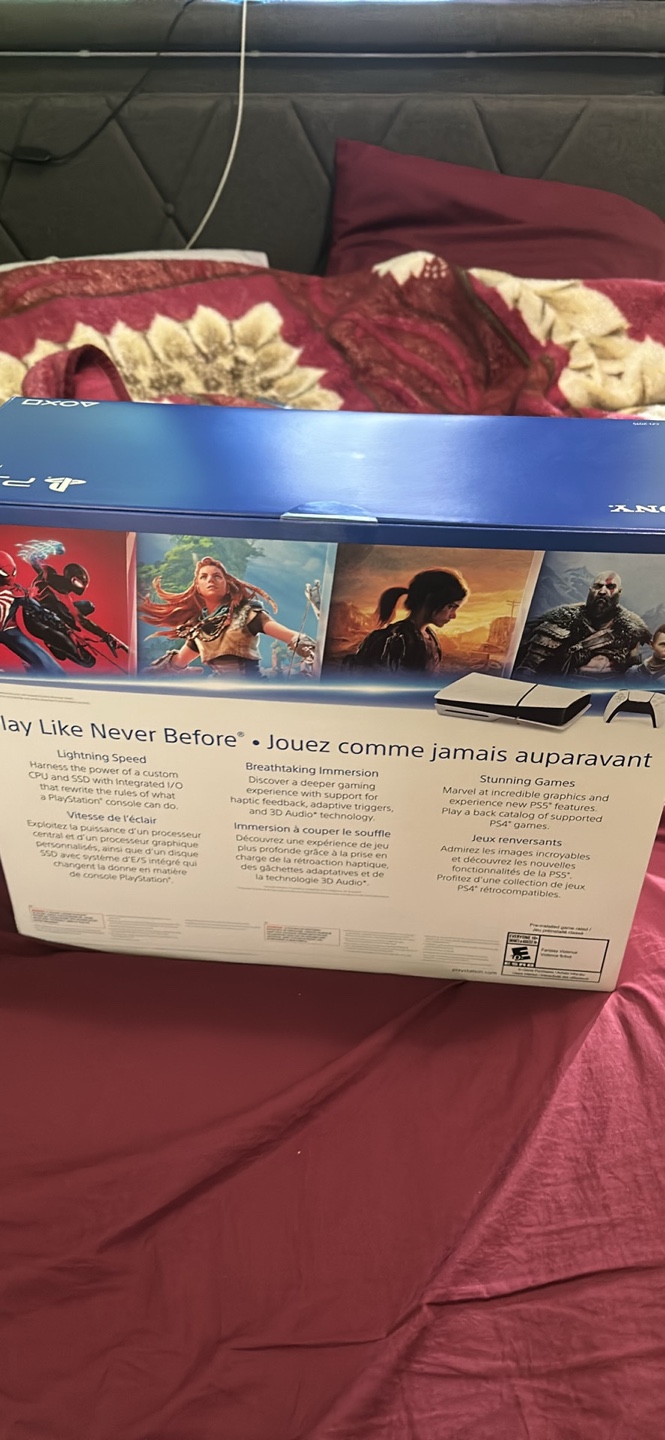 Brand new PS5 Console  with 4 Games - photo 3