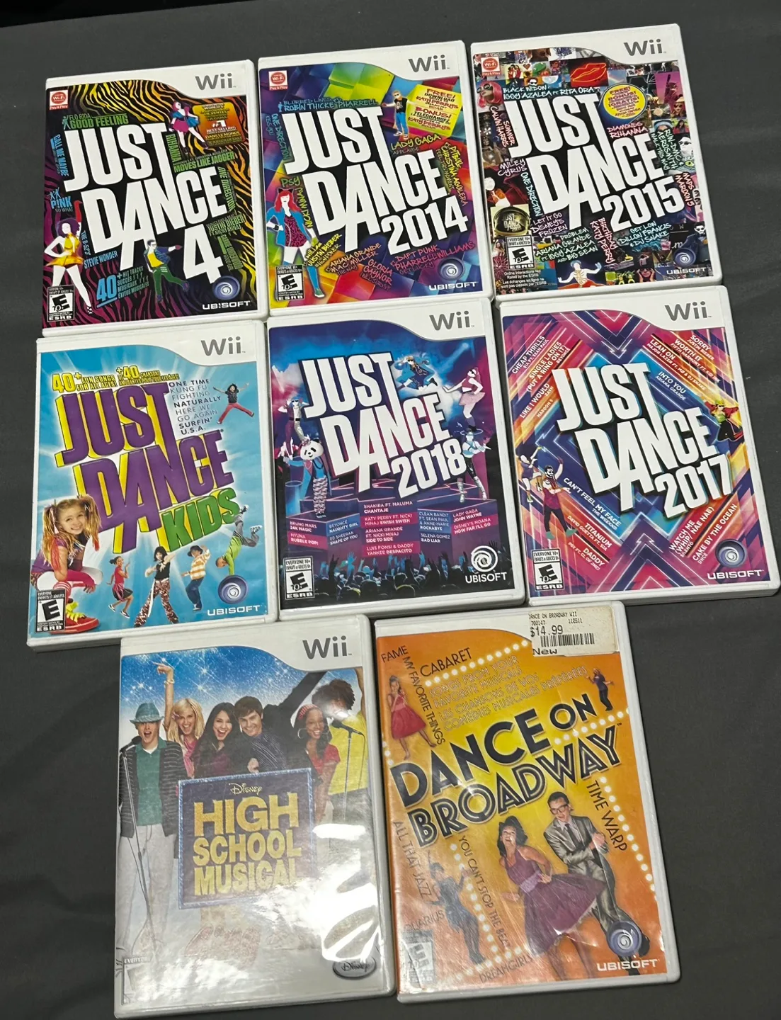 Wii Just Dance Video Games Bundle thumbnail