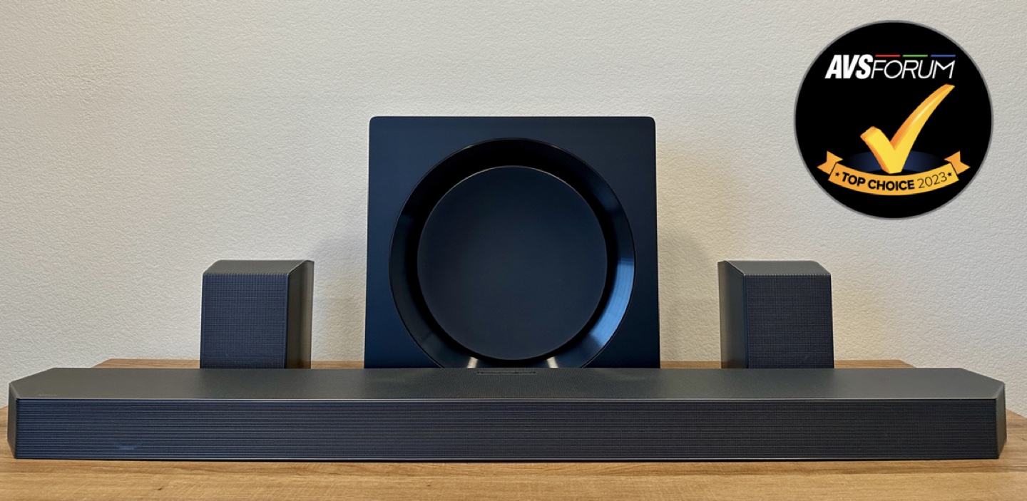 Samsung 11.1.4 Channel Sound Bar, Subwoofer & Rear Speakers - photo 4