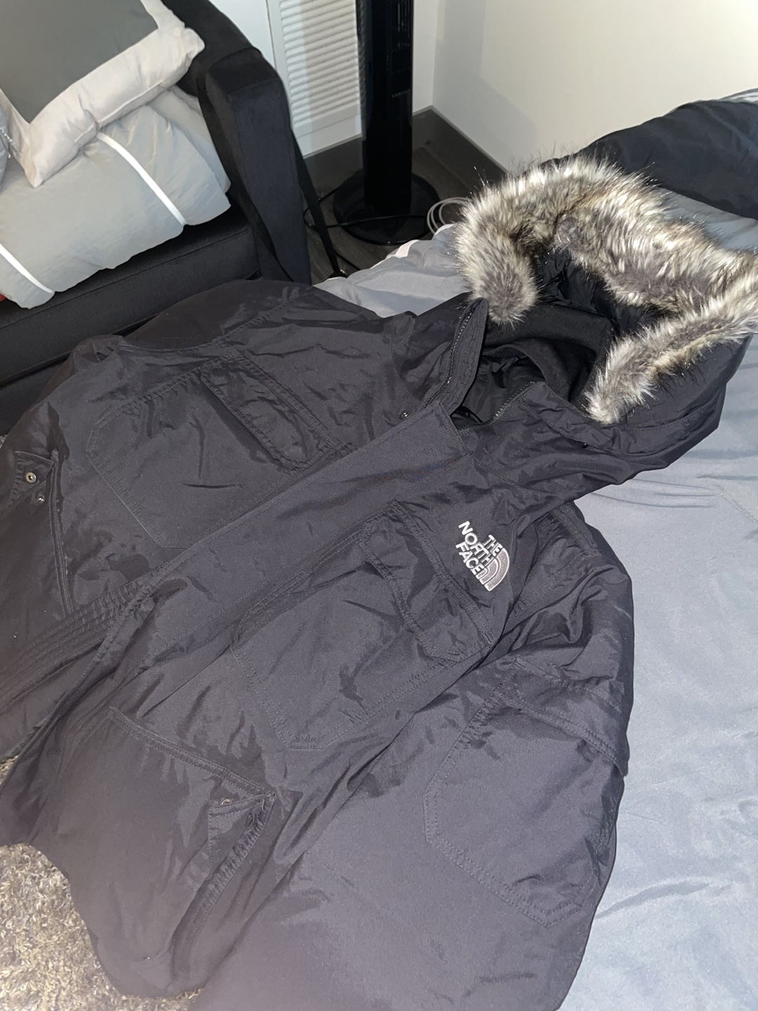 The North Face Mens Black Winter Jacket Size Large - photo 2