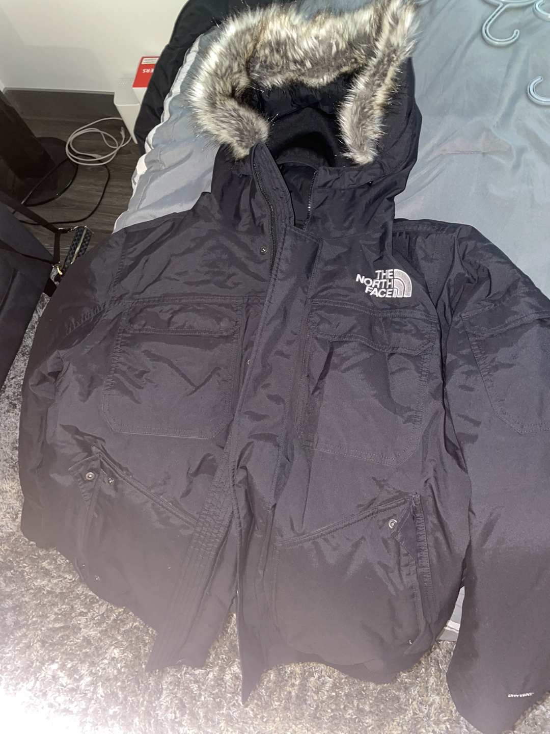 The North Face Mens Black Winter Jacket Size Large