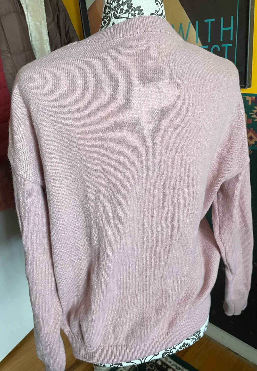 Pink Knit Sweater image indicator(3)