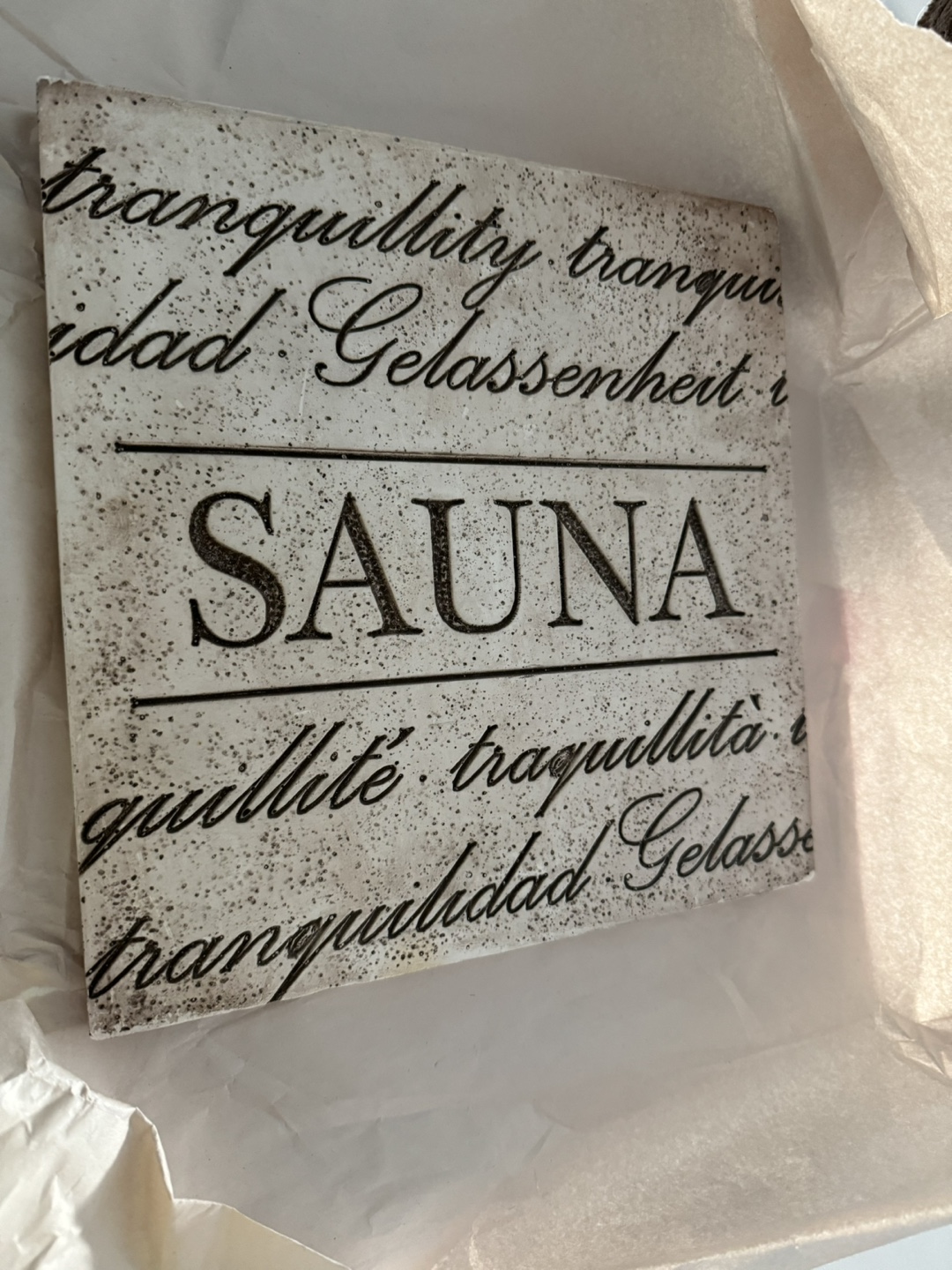 Sauna Sign