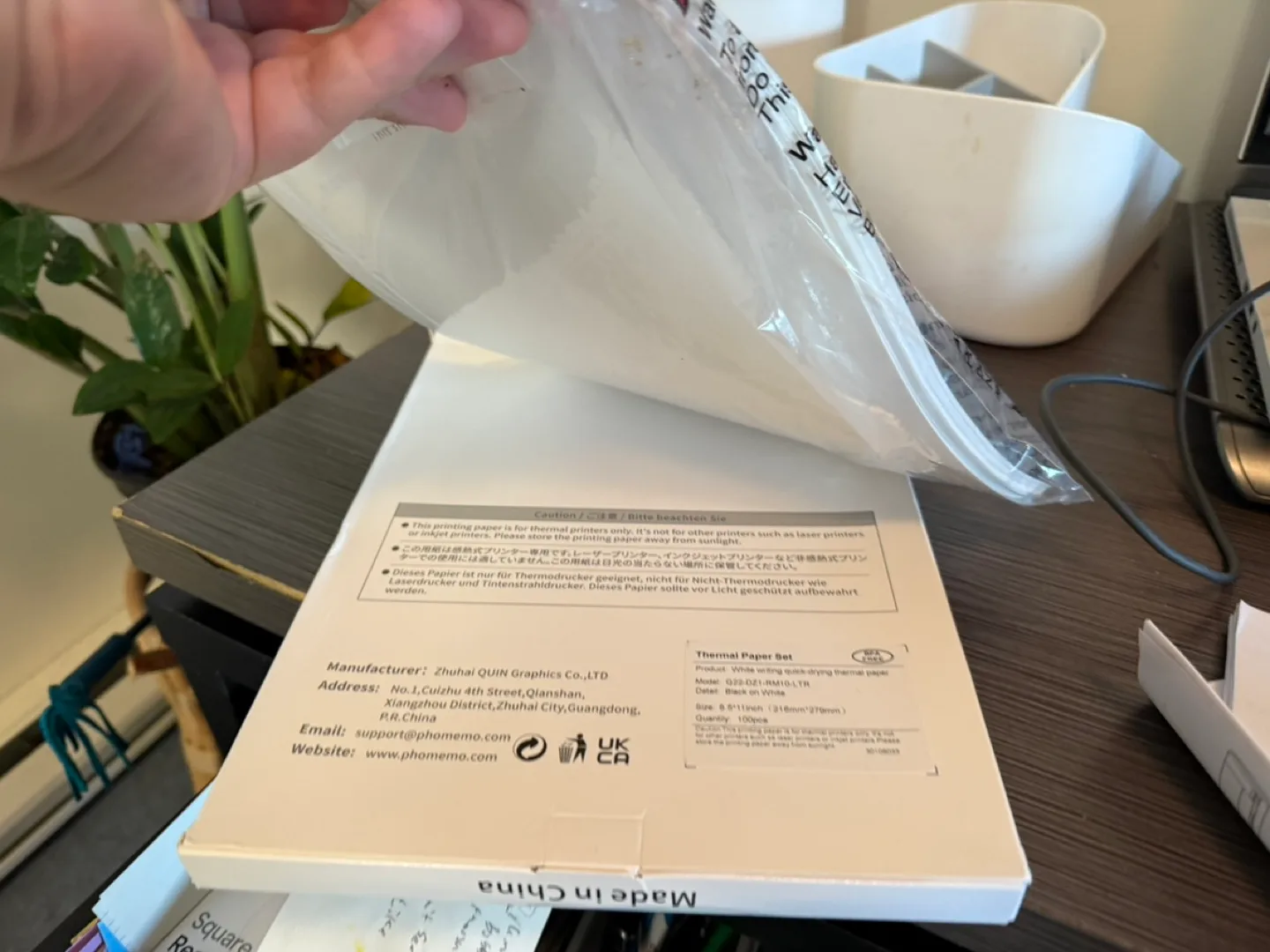 A wireless portable printer image indicator(6)