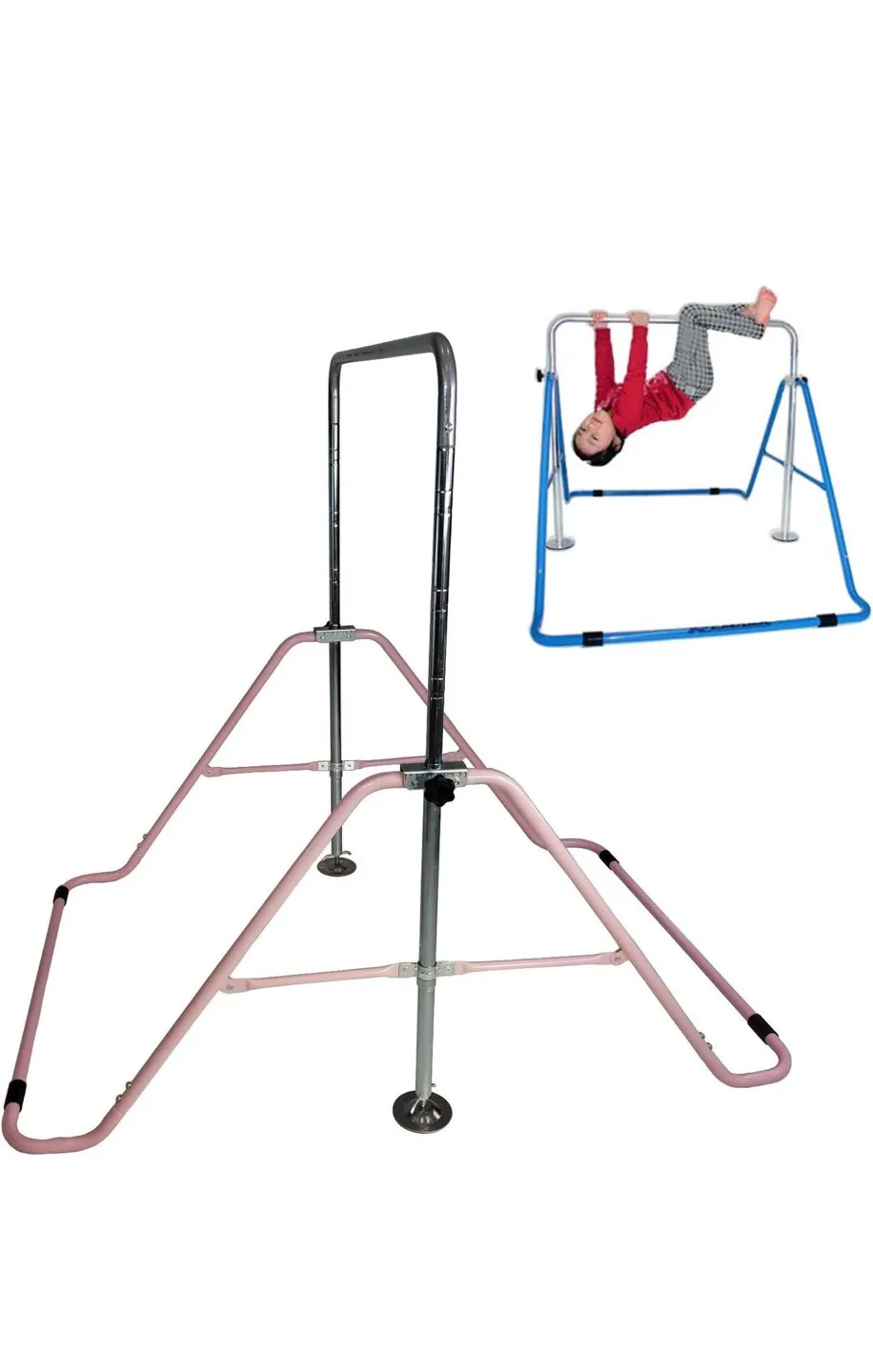 Pink Adjustable Gymnastics Bar thumbnail