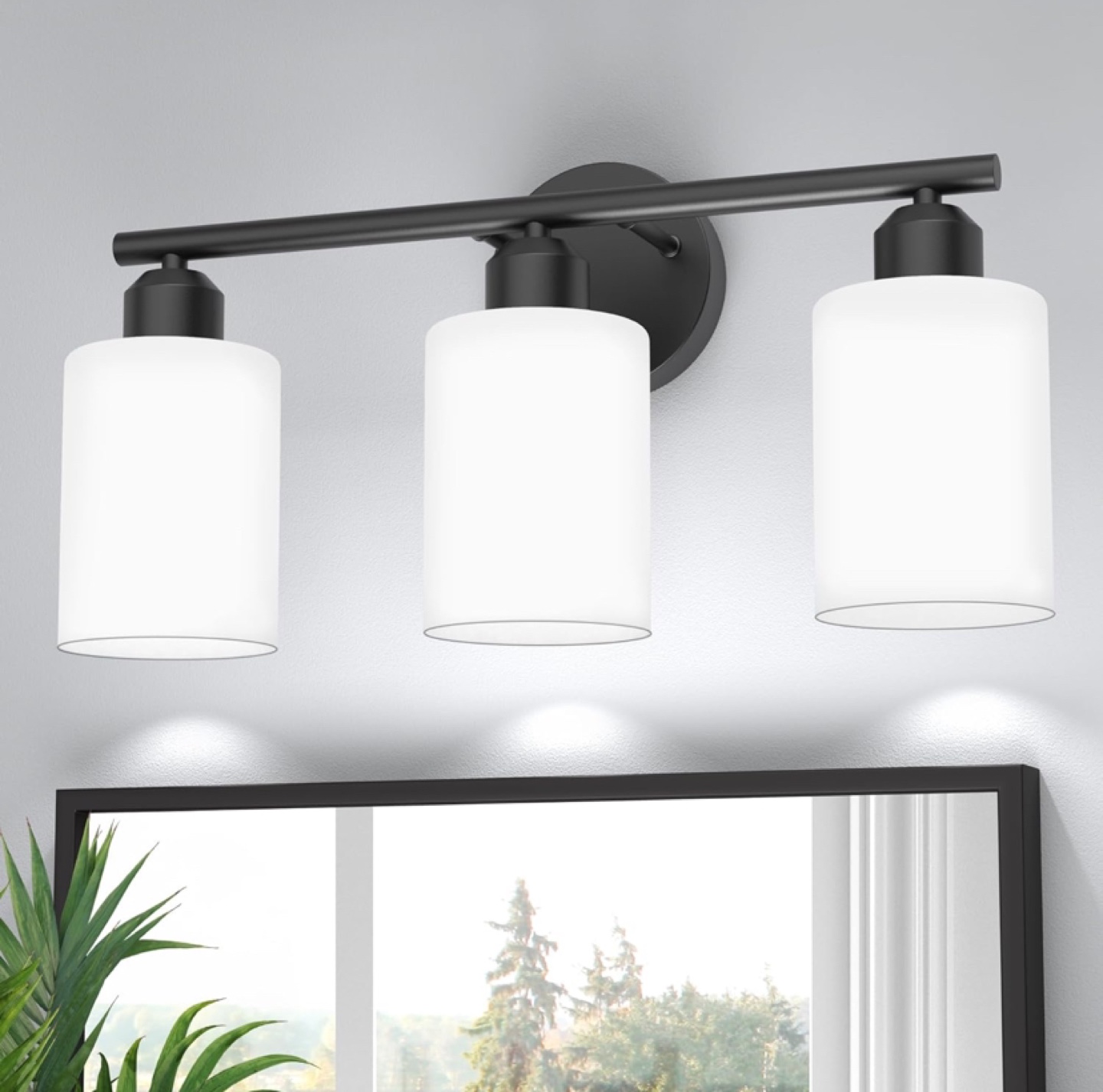 Black Bathroom Vanity Light Fixture