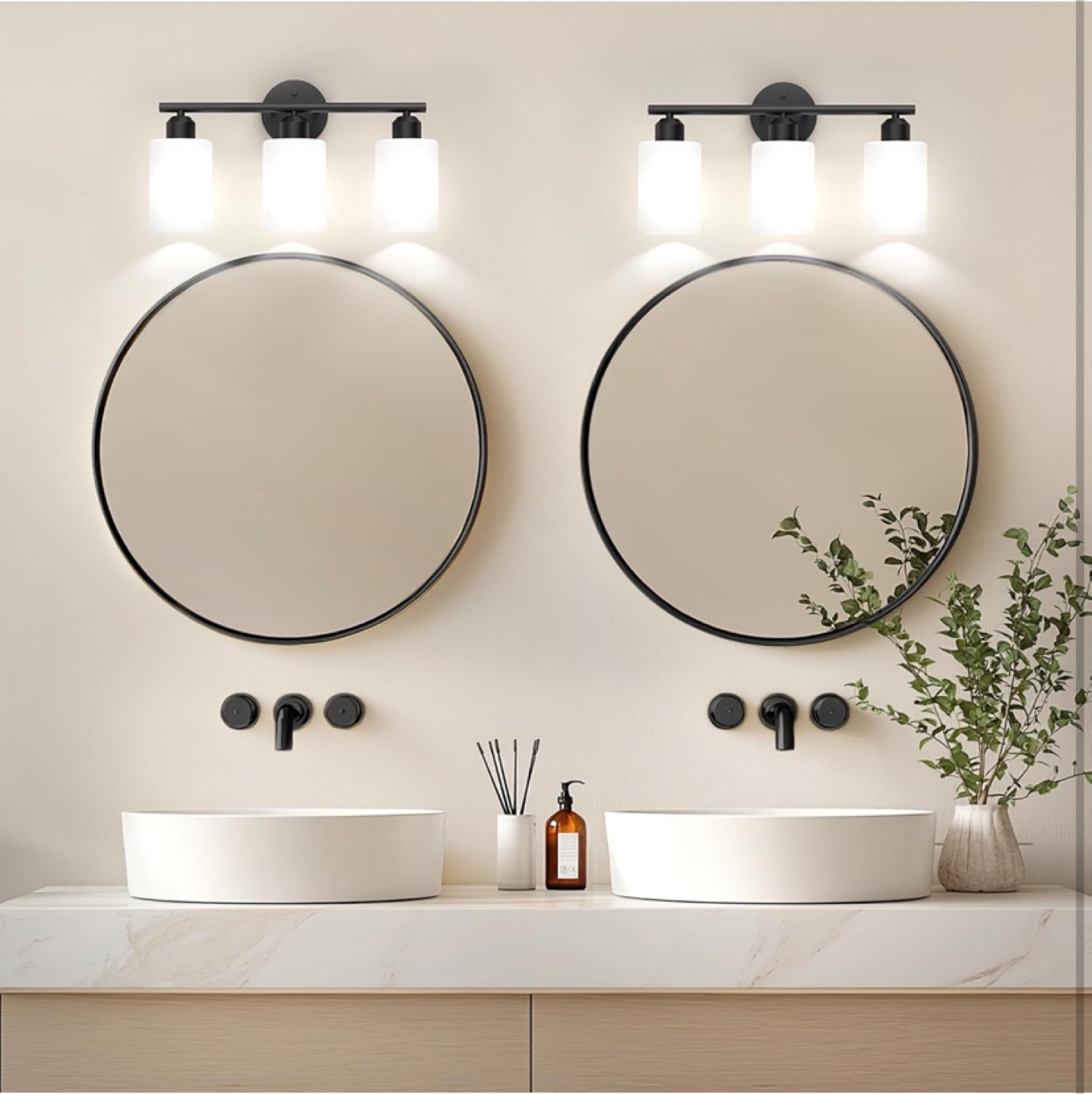 Black Bathroom Vanity Light Fixture - photo 3