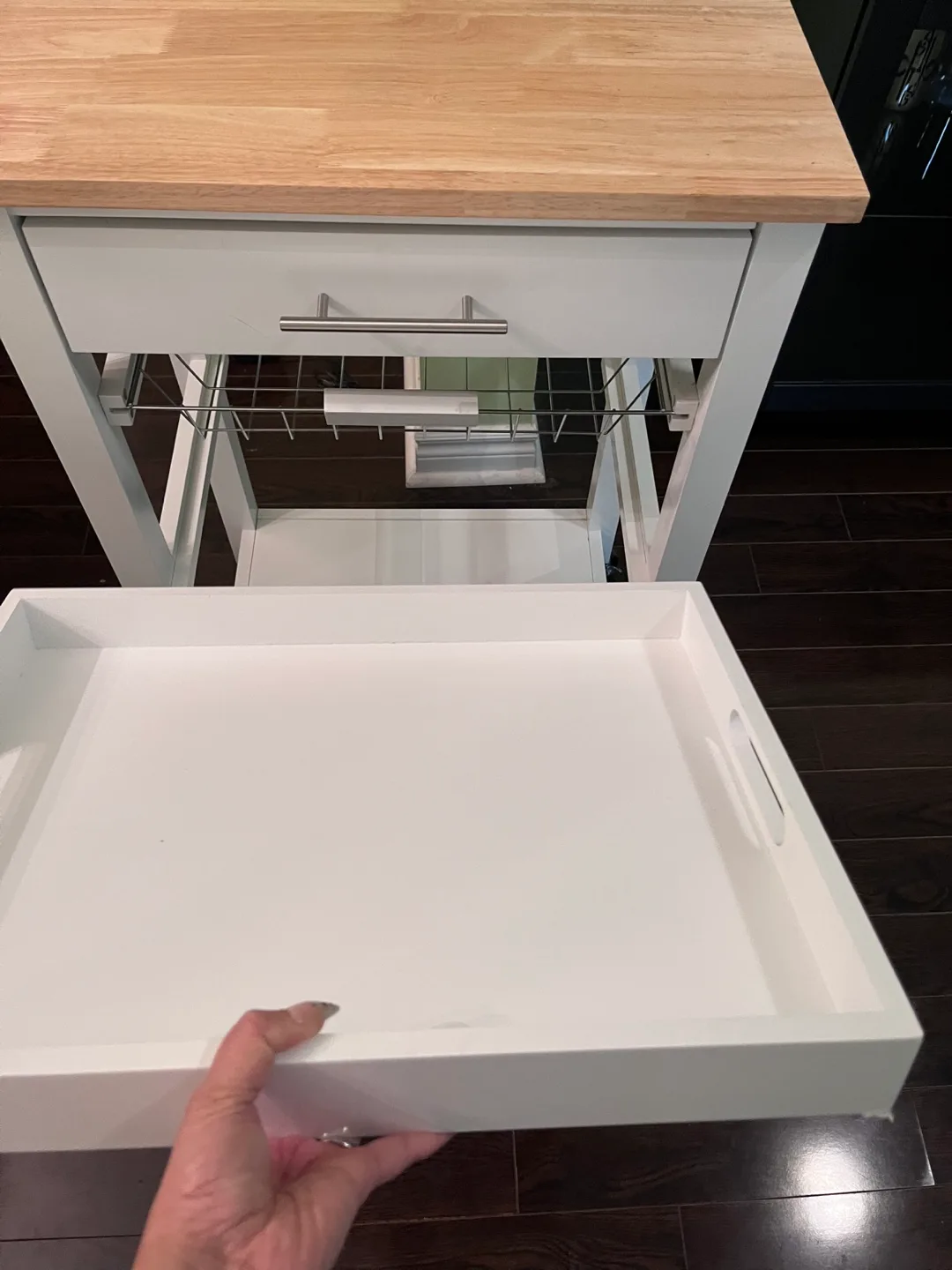 Kitchen Cart on Wheels image indicator(4)