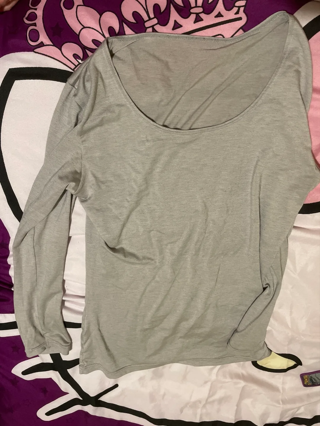 Grey Long Sleeve T-Shirt thumbnail