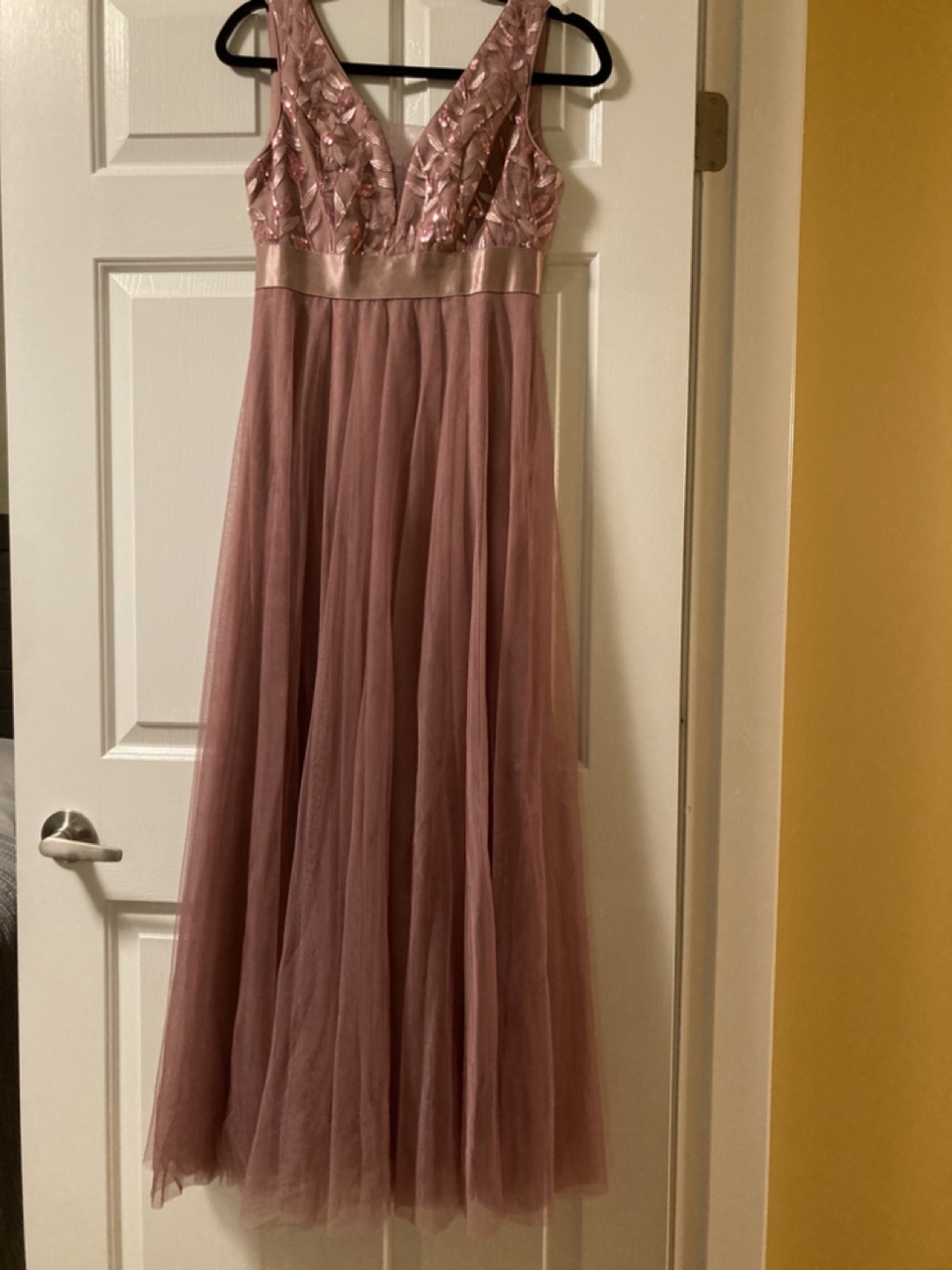 Pink. Sequin top. Maxi Dress - photo 2