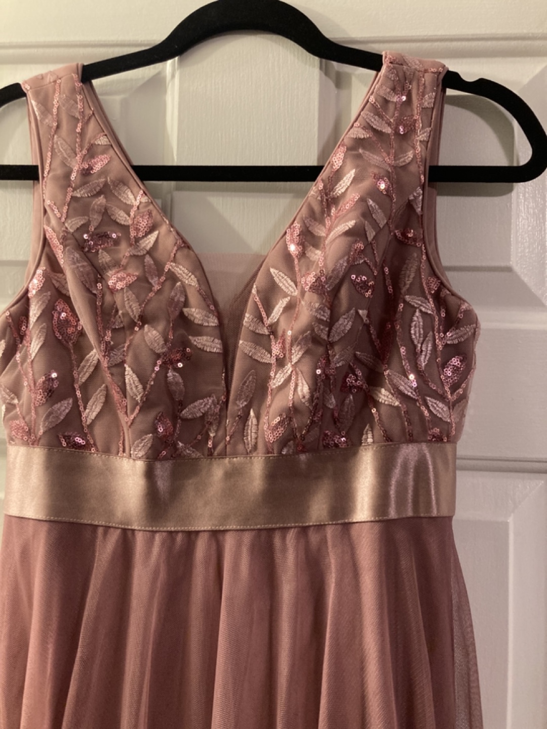 Pink. Sequin top. Maxi Dress - photo 4