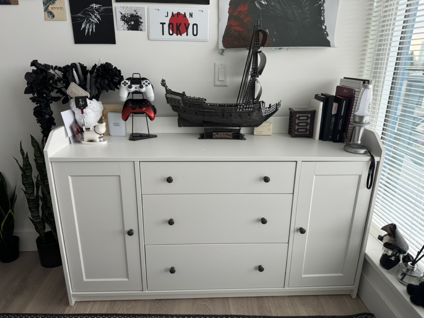 IKEA Cabinet with Three Drawers