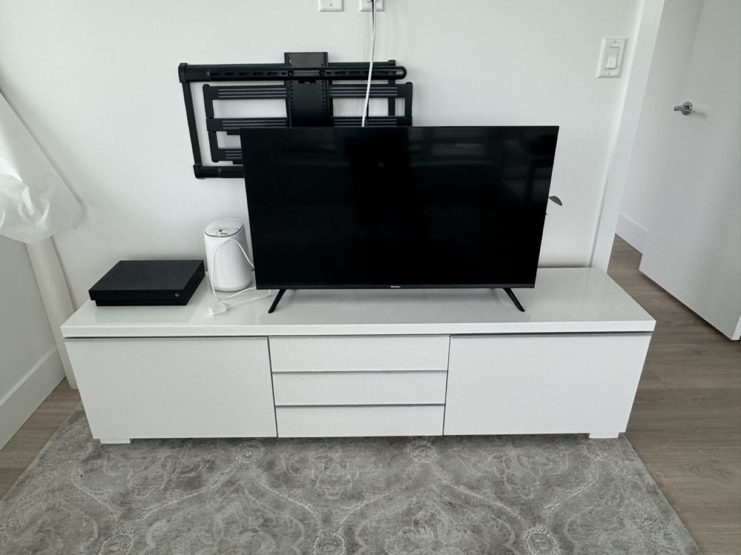IKEA TV Stand with cabinet