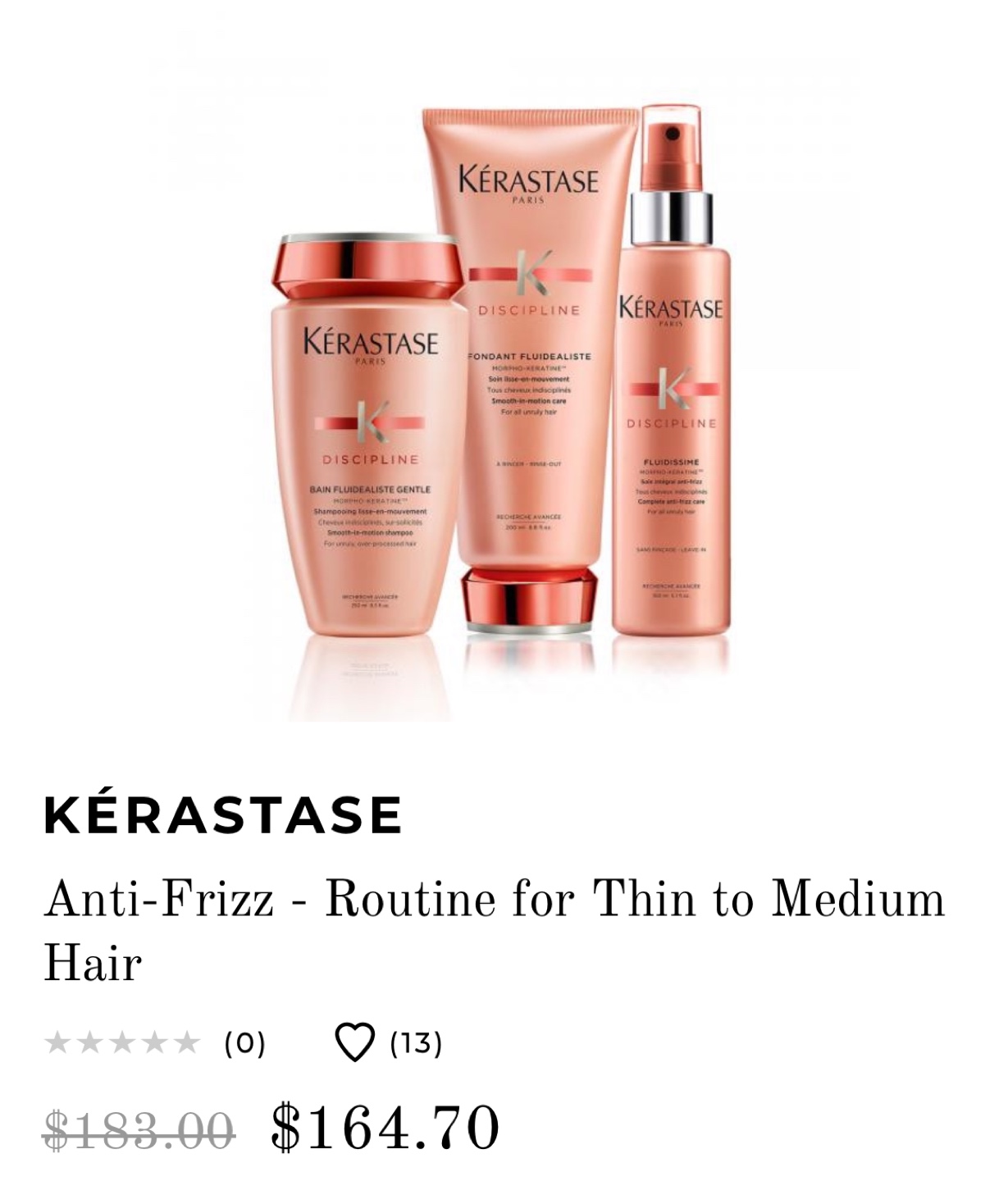 Kérastase Discipline Anti-Frizz Hair Care Set - photo 3