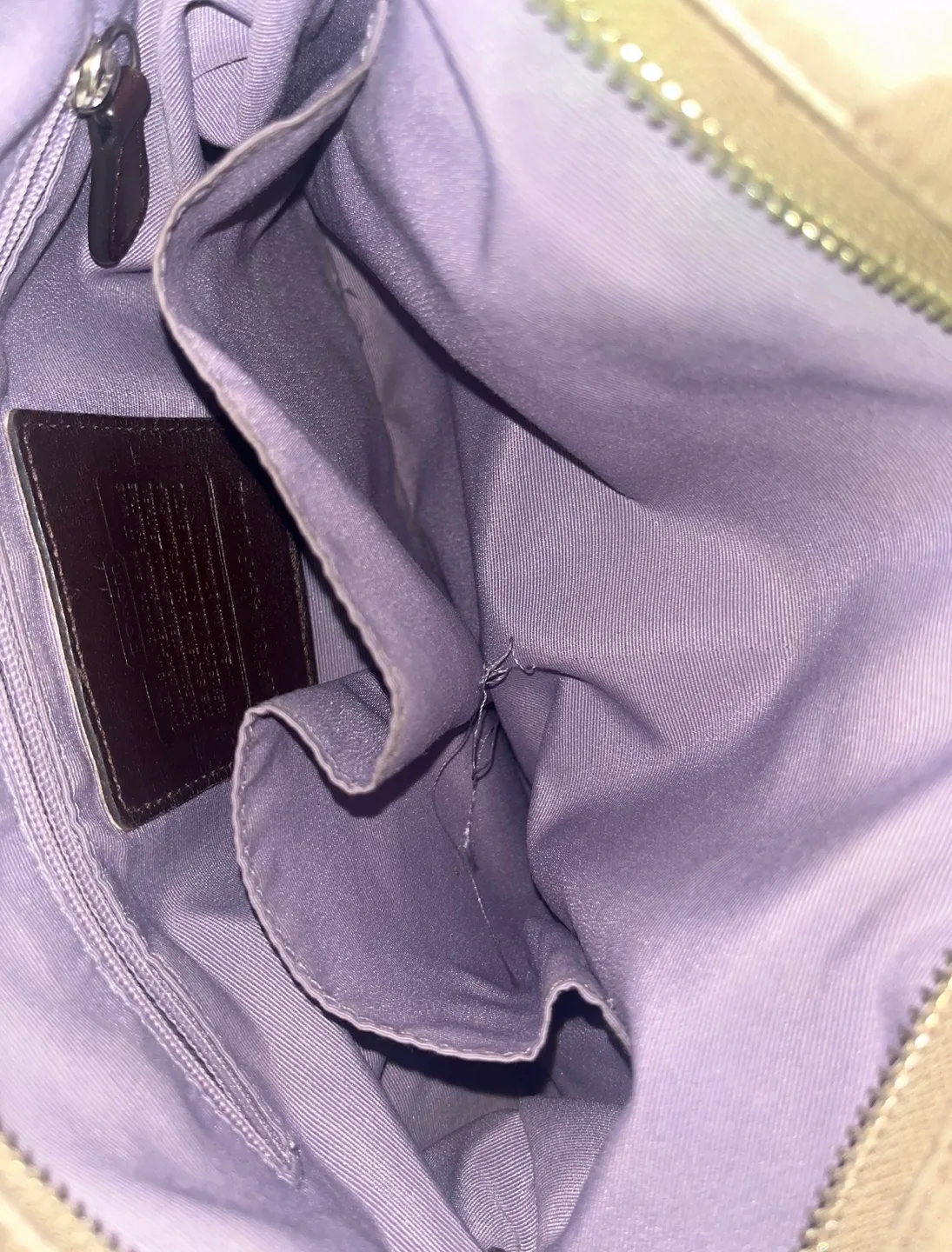 Coach vintage monogram chain shoulder/crossbody bag image indicator(6)