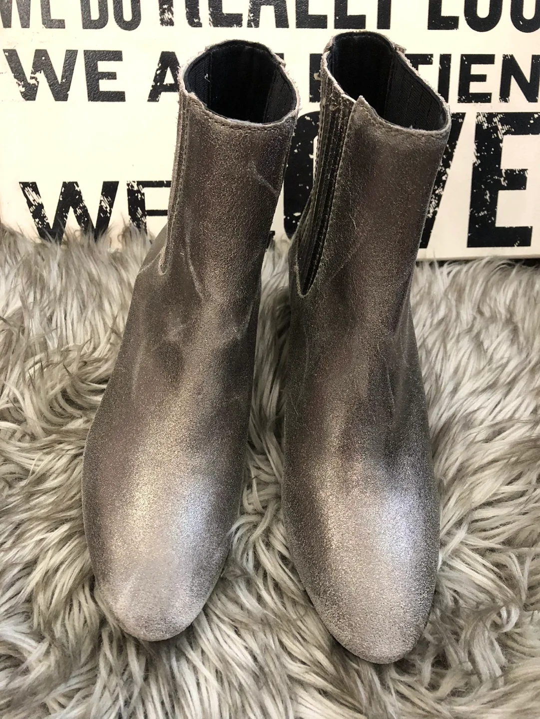 Diesel. Silver Ankle Boots image indicator(4)