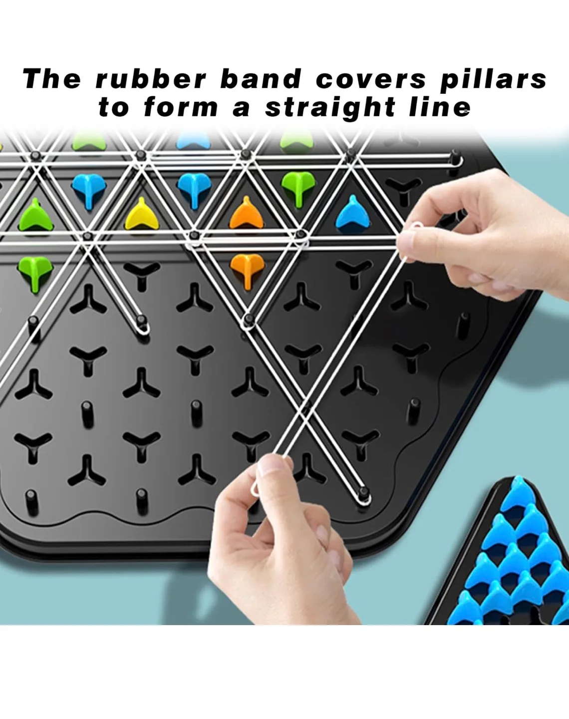 Triangle Chess with Connected Lines Strategy Game image indicator(5)