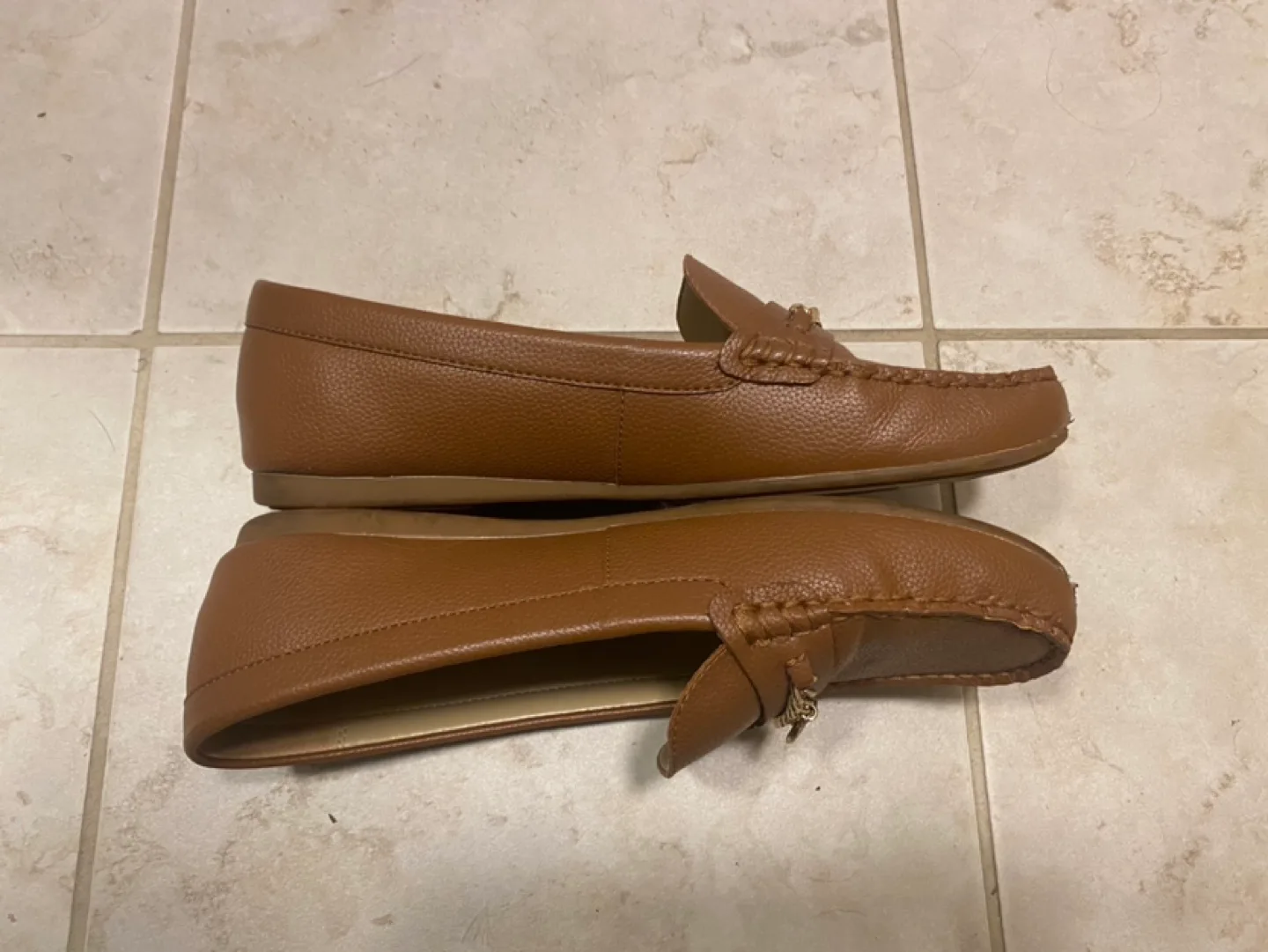 Michael Kors Brown Leather flats image indicator(2)