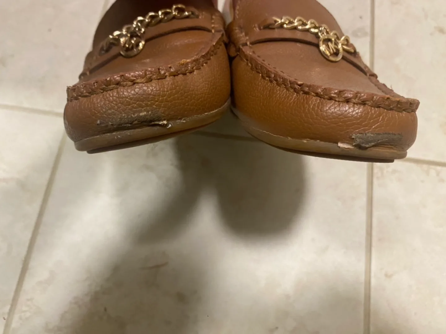 Michael Kors Brown Leather flats image indicator(6)