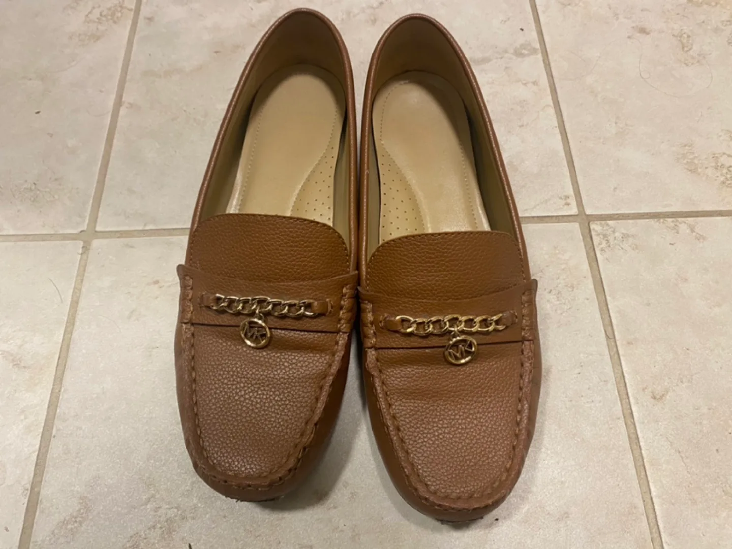 Michael Kors Brown Leather flats image indicator(5)