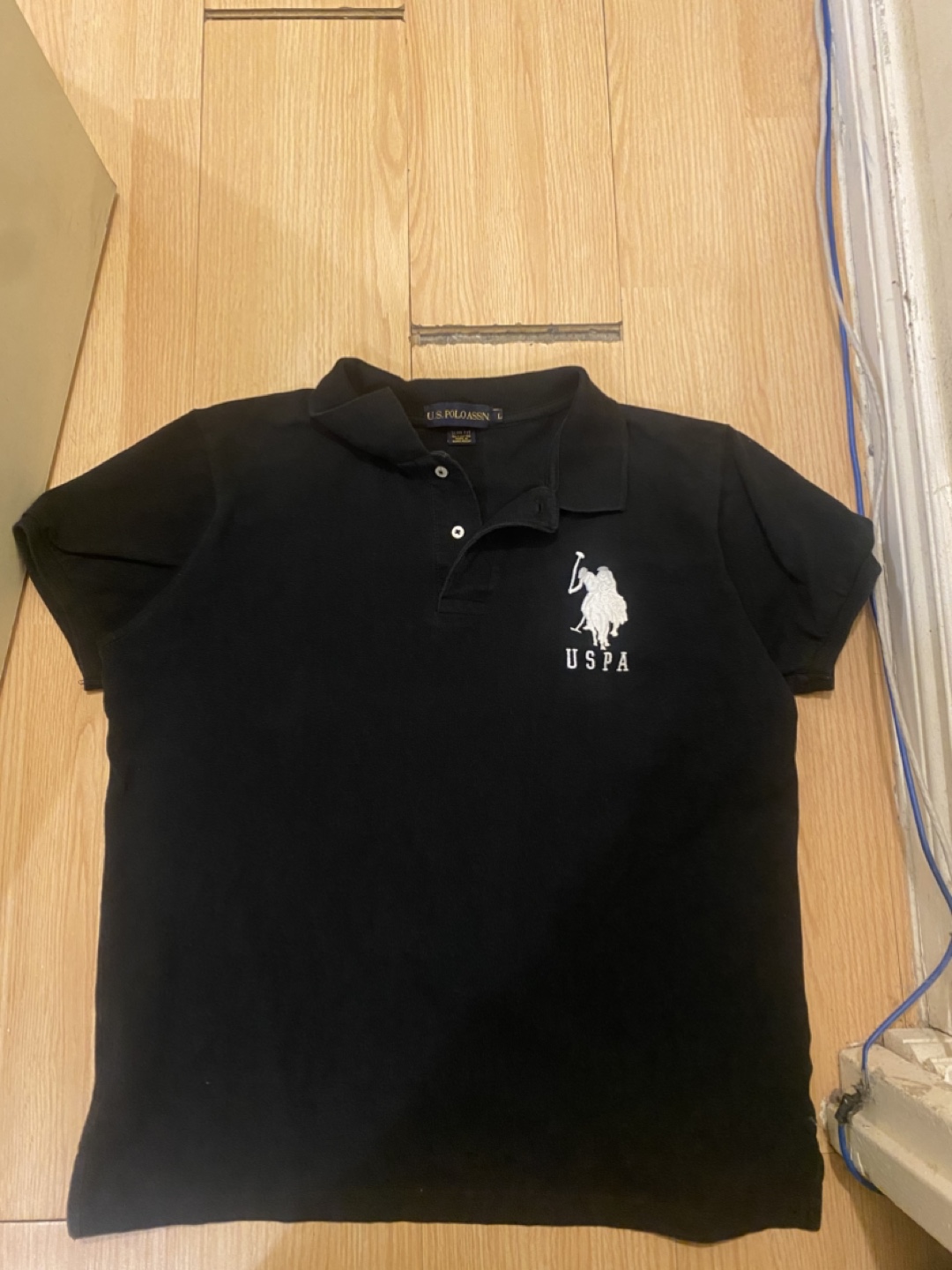 U.S. Polo Assn. Black Polo Shirt