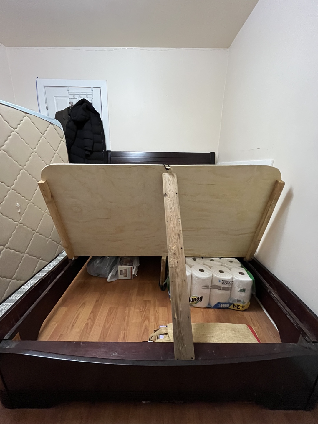 Queen Bed Frame with Two Matching Nightstands - photo 3