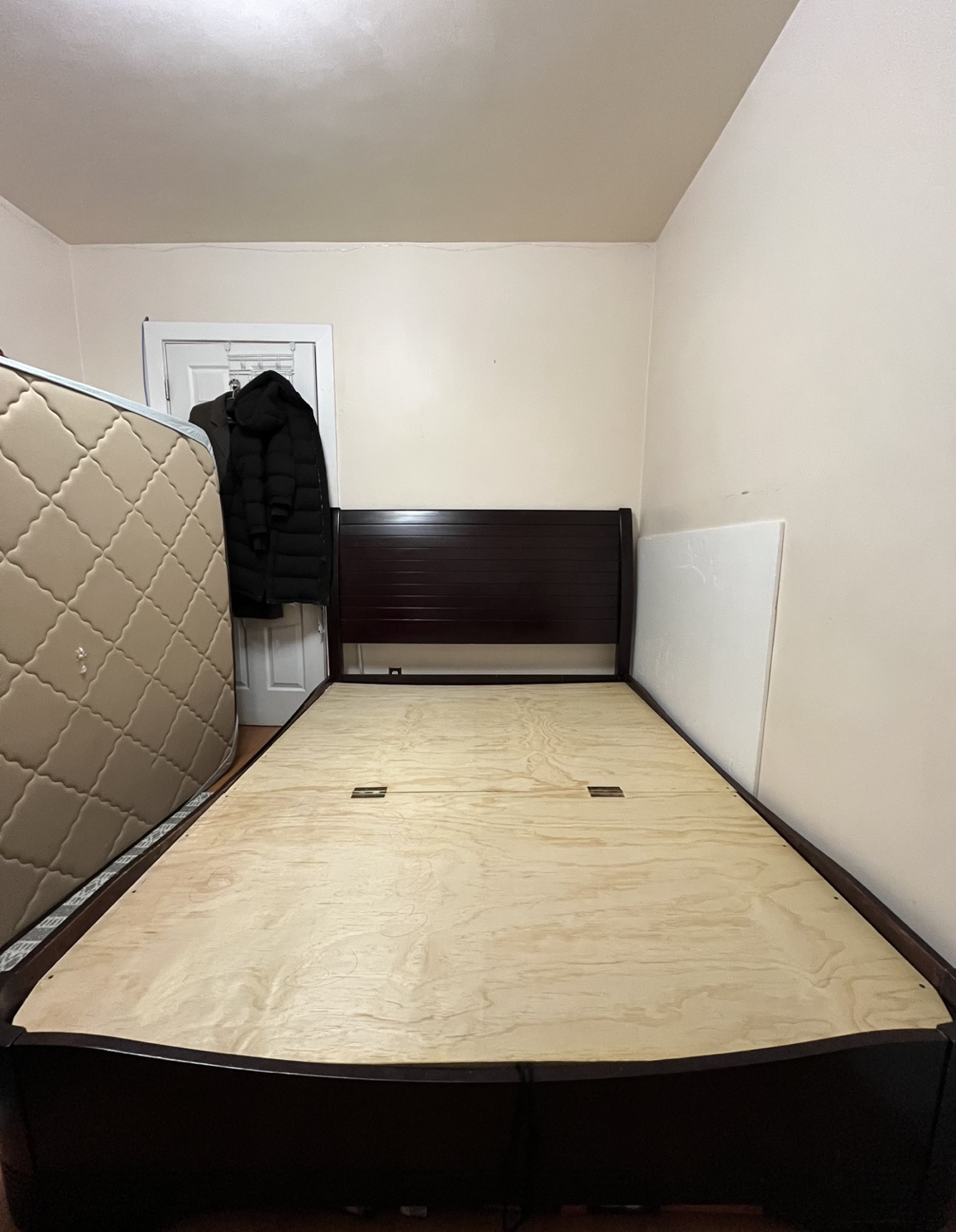 Queen Bed Frame with Two Matching Nightstands