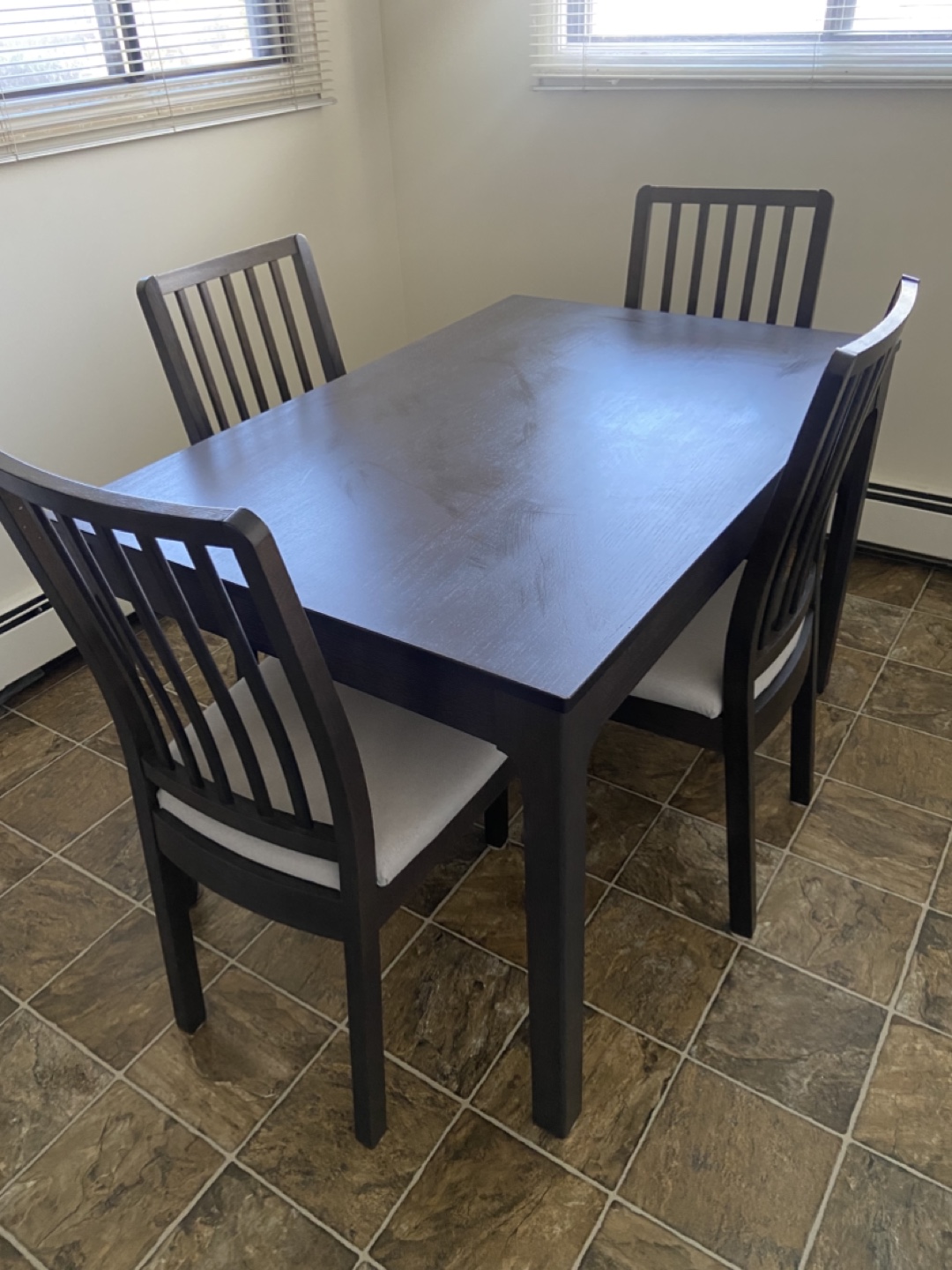 IKEA Ekdalen Dining Table and 4 Chairs