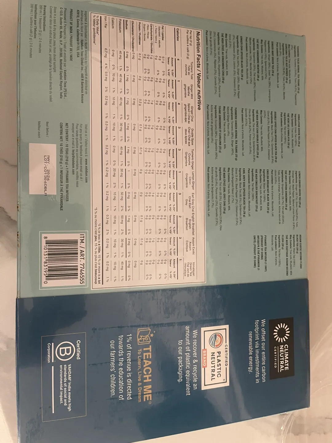 Vahdam India Private Reserve Tea Assortment image indicator(3)