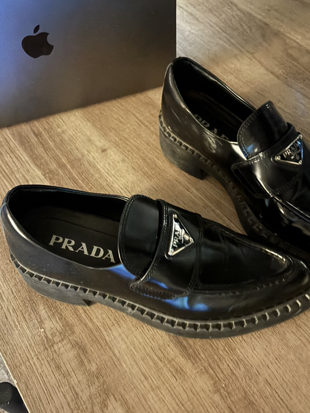 Prada Black Leather Loafers - photo 2