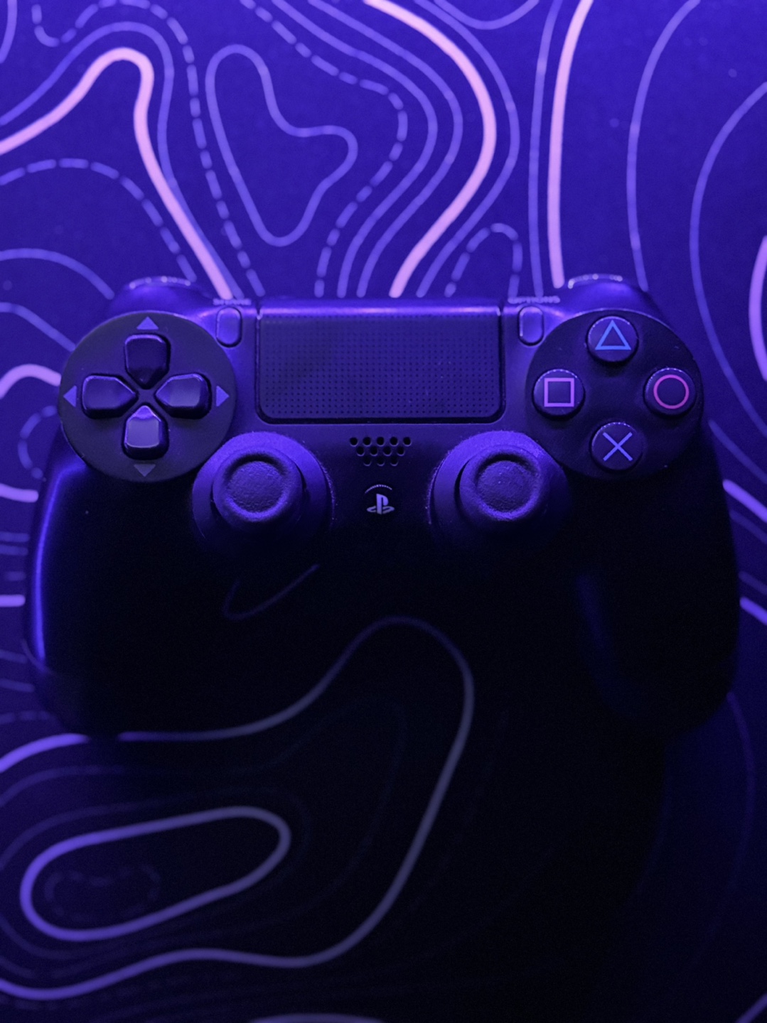 Black PS4 Controller