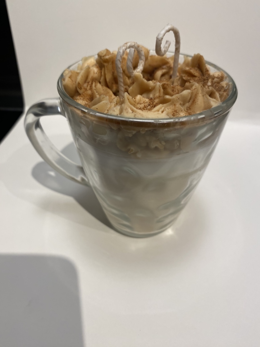 Egg nog scented candle
