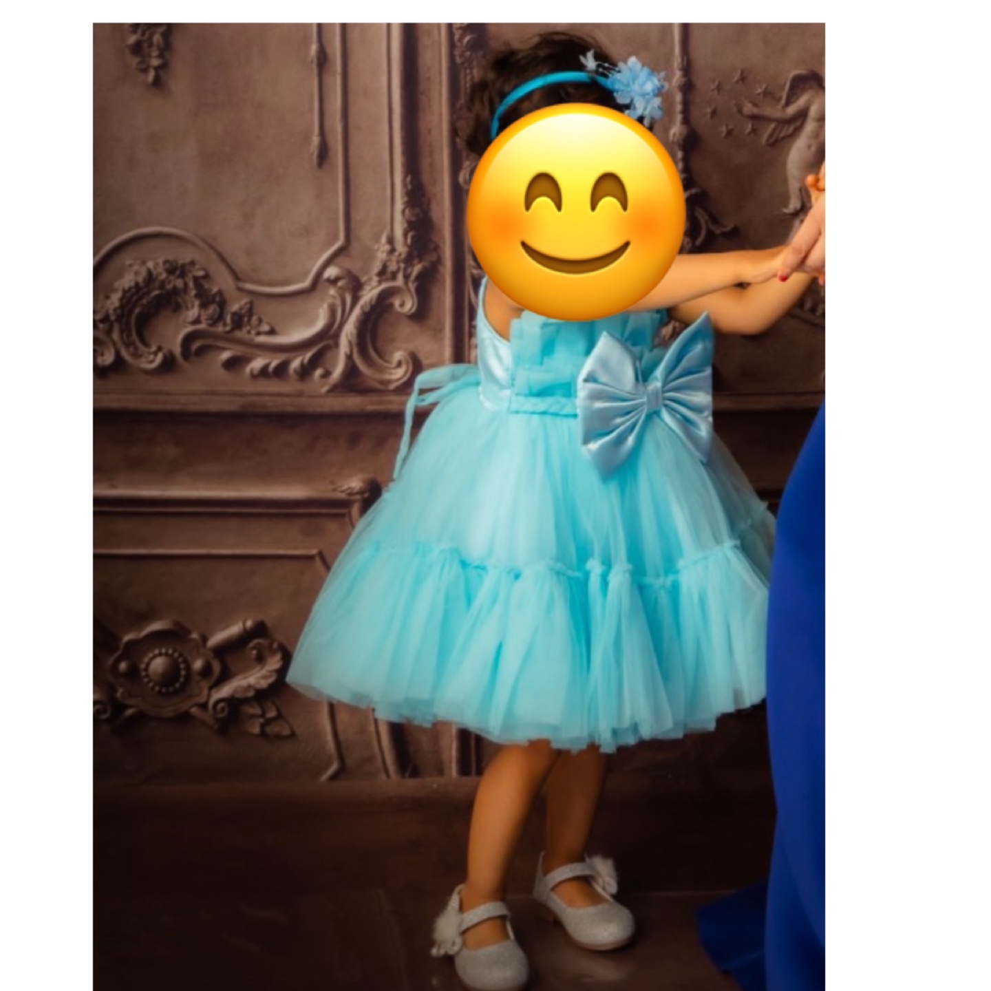 Baby Girl Blue Tulle Dress - photo 2