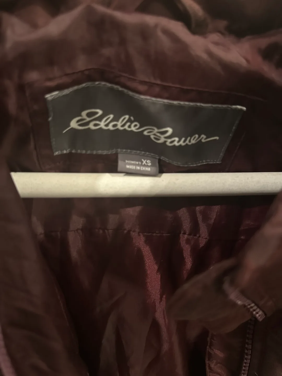 Eddie Bauer Women's XS Burgundy Jacket image indicator(2)