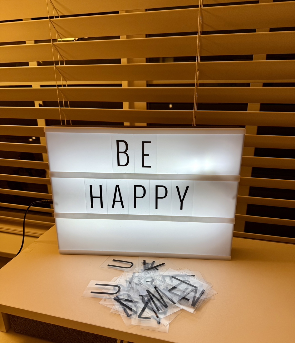 Light Up Letter Board - Sale Urgent!