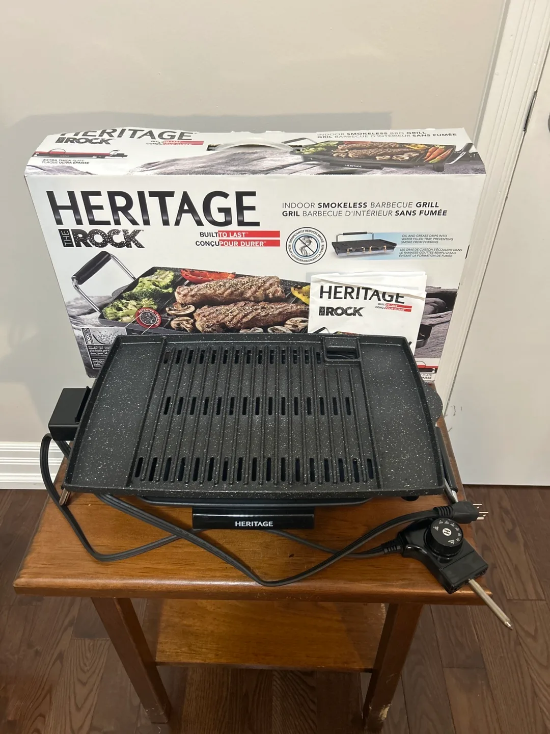 Heritage The Rock - Indoor Smokeless Barbecue Grill - Like New thumbnail