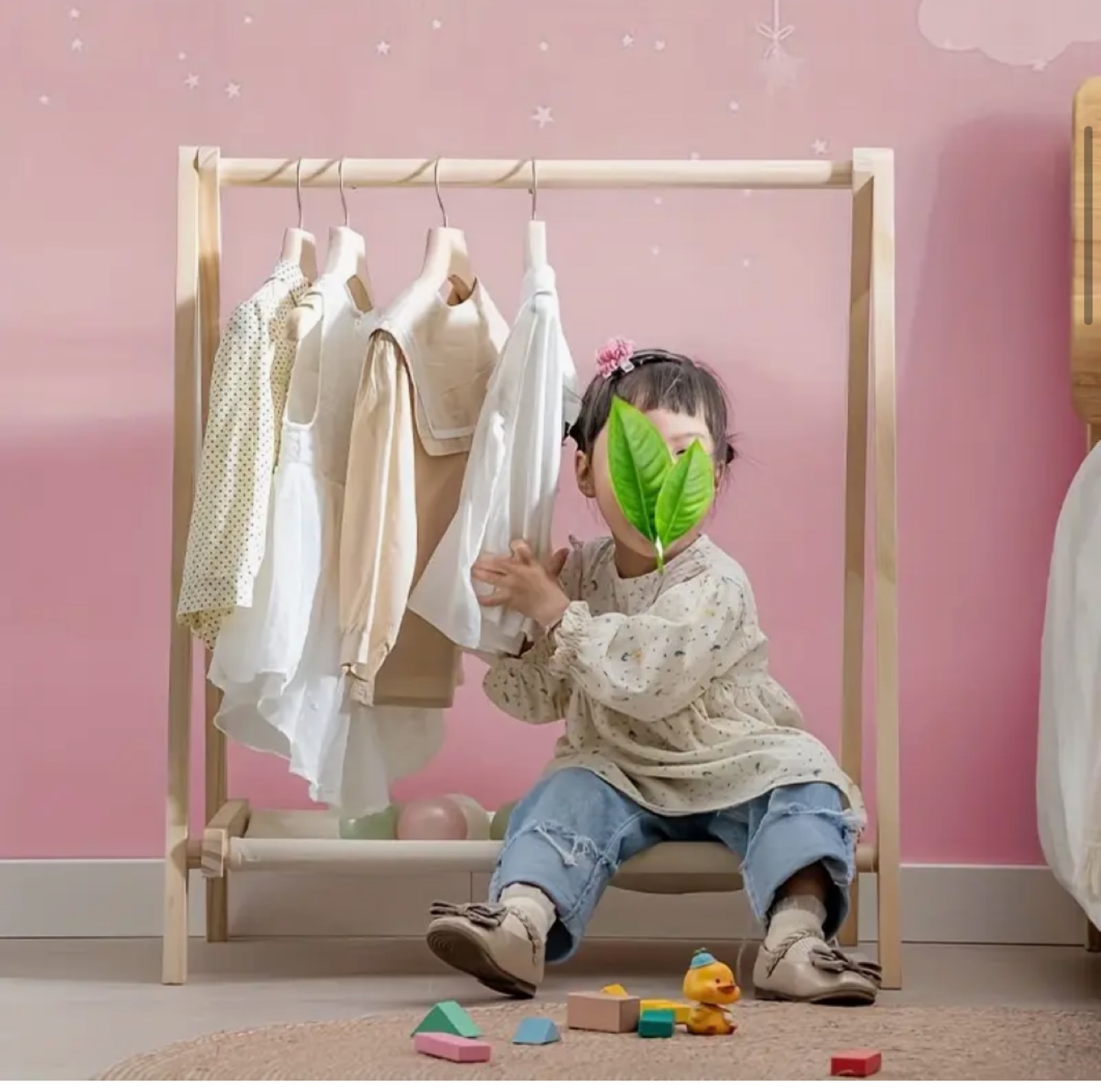 Wooden Clothing Rack for Children's clothes / pet clothes - photo 2