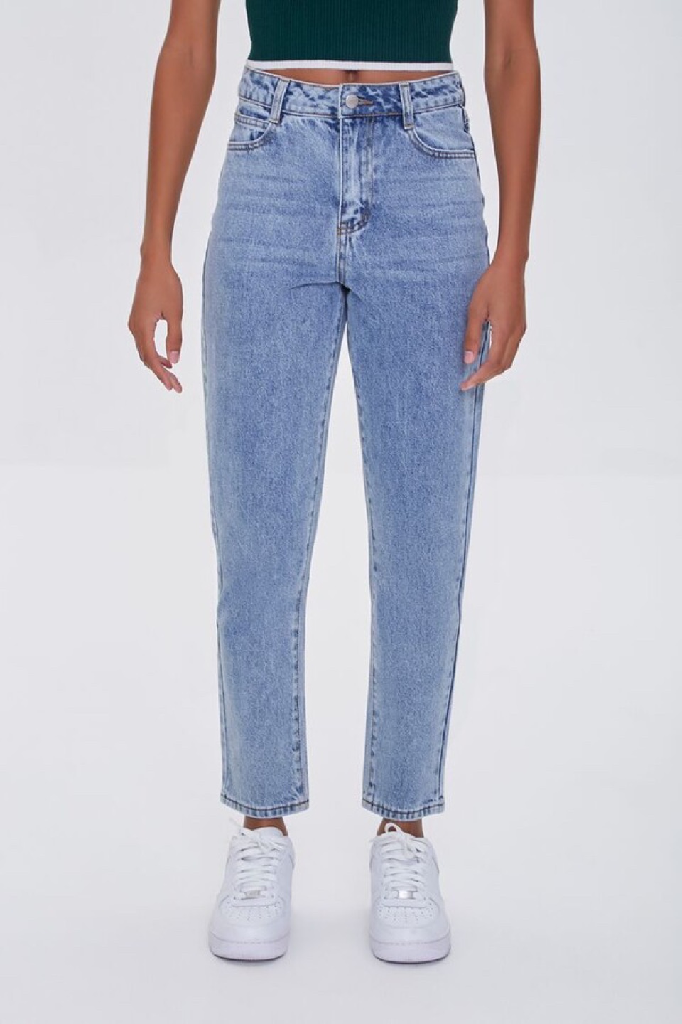 Bongo High Waisted Straight Leg-Ankle Jeans