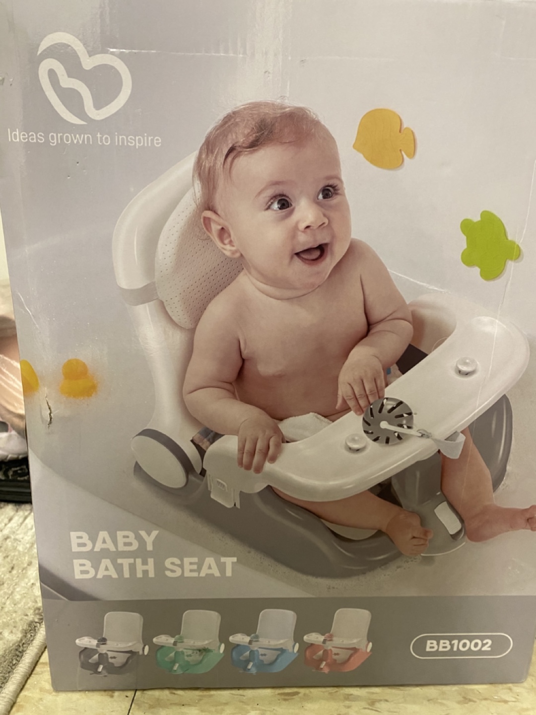 Baby Bath Seat - Grey - photo 3