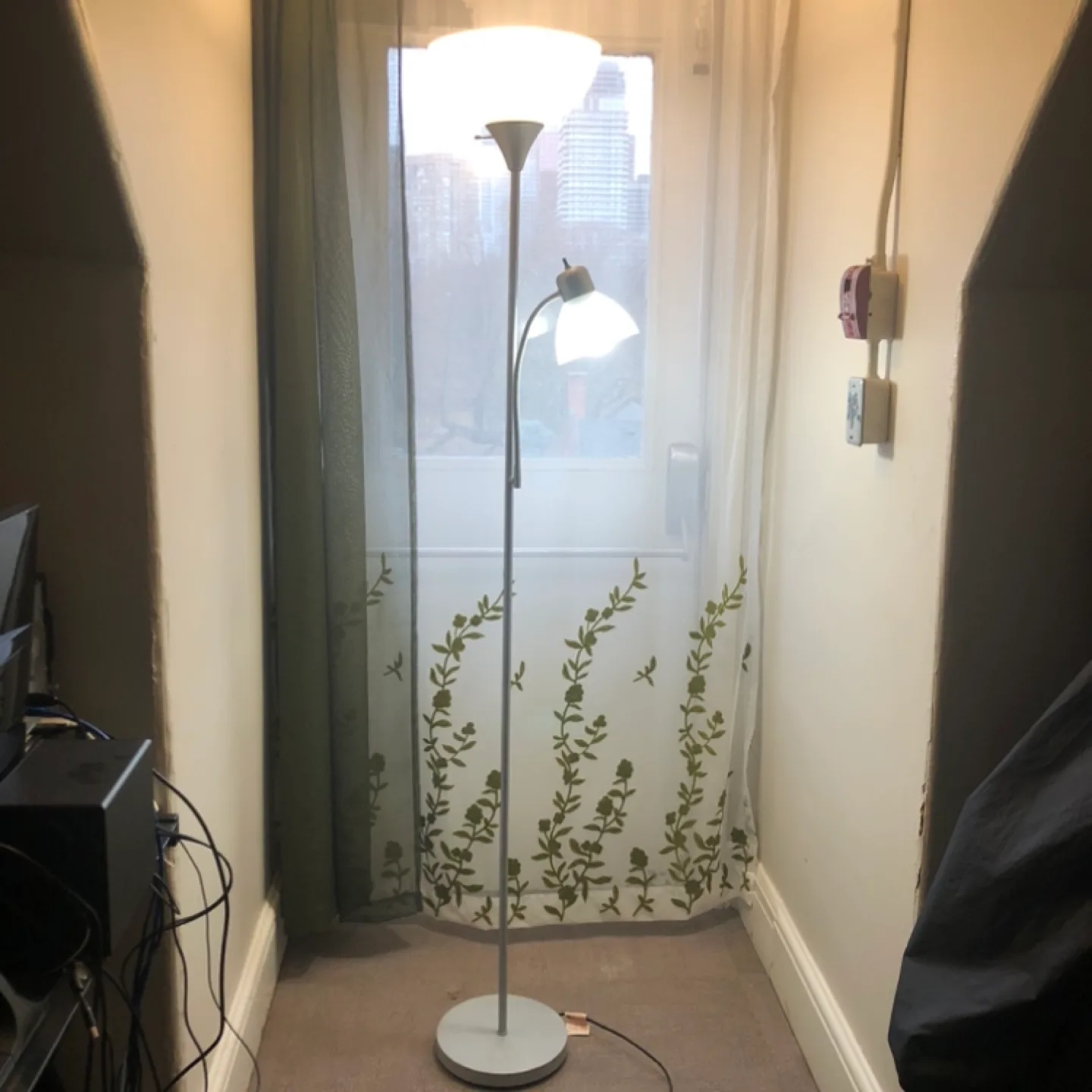 Floor Lamp with Reading Light image indicator(2)