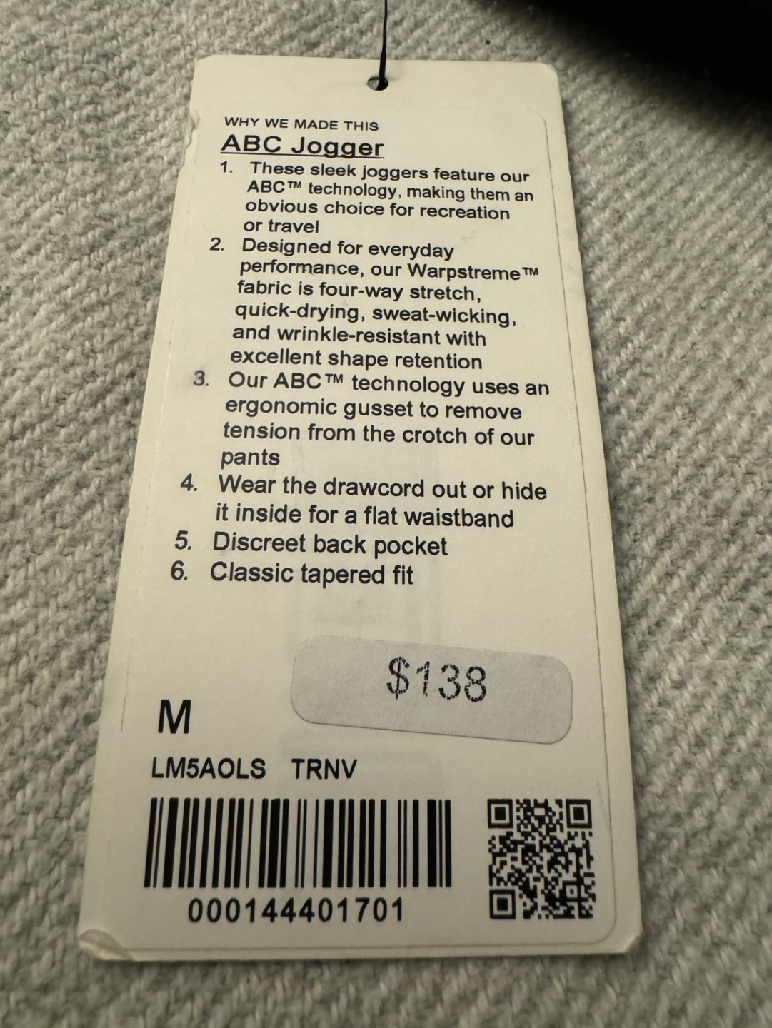 New - Lululemon ABC Jogger Pants - photo 4