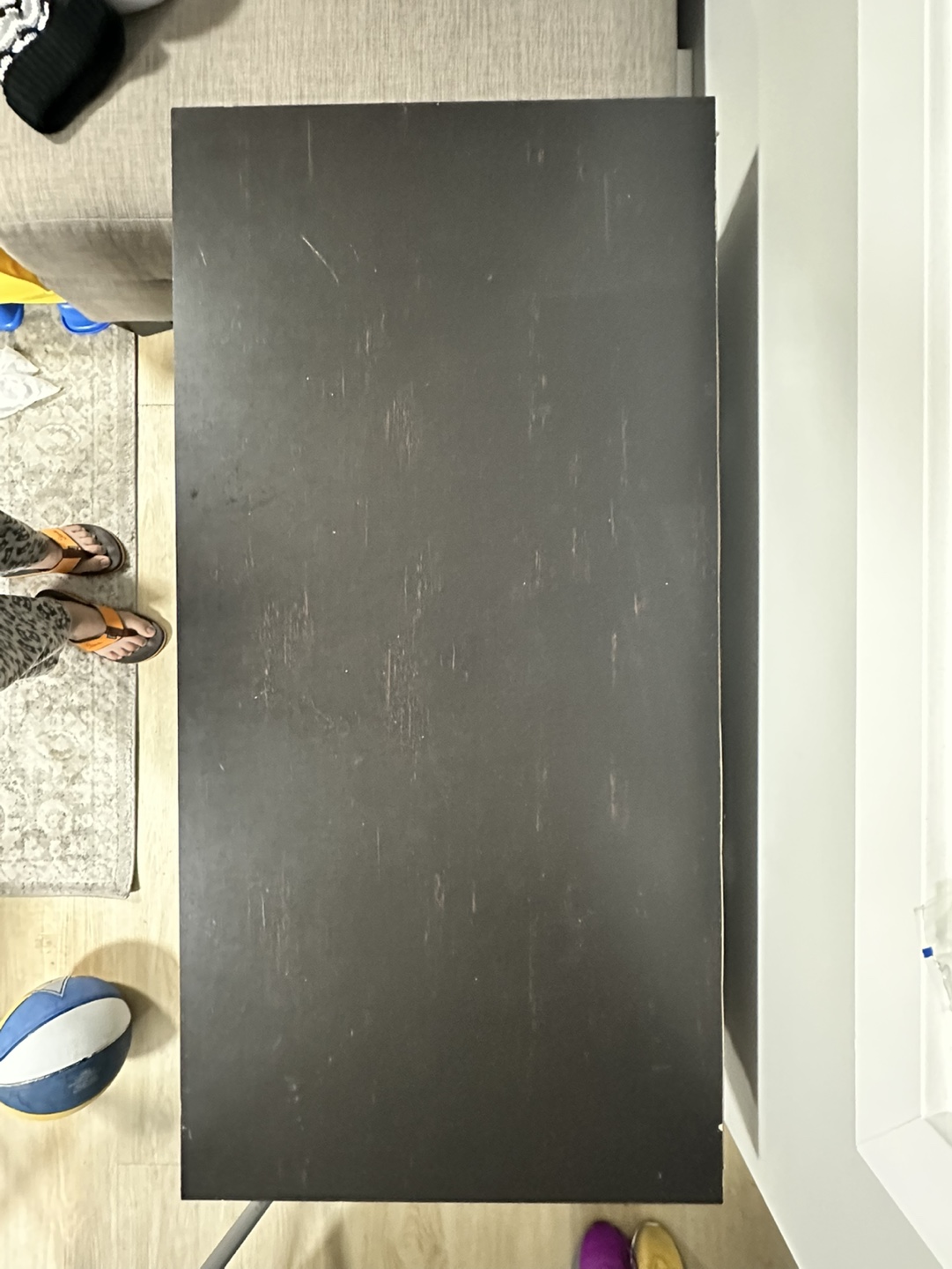 Black TV Stand with Glass Doors - photo 3
