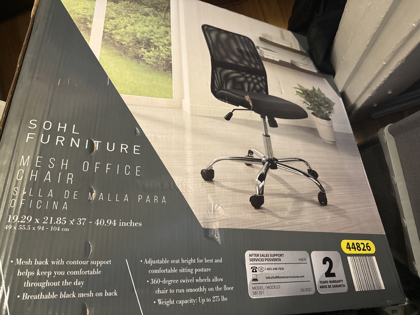 Sohl Furniture Mesh Office Chair - photo 2
