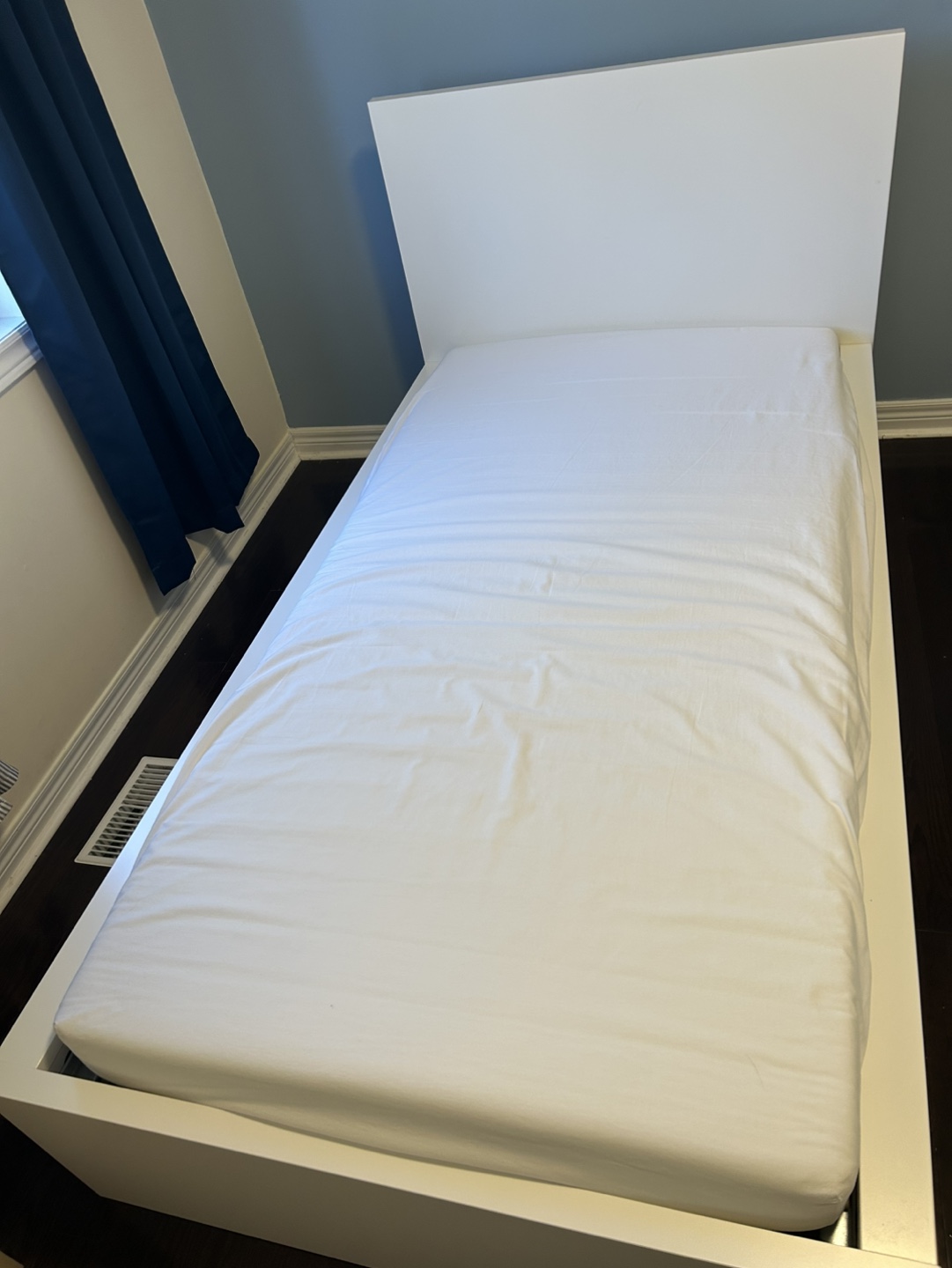 IKEA TARVA Single Bed Frame - White