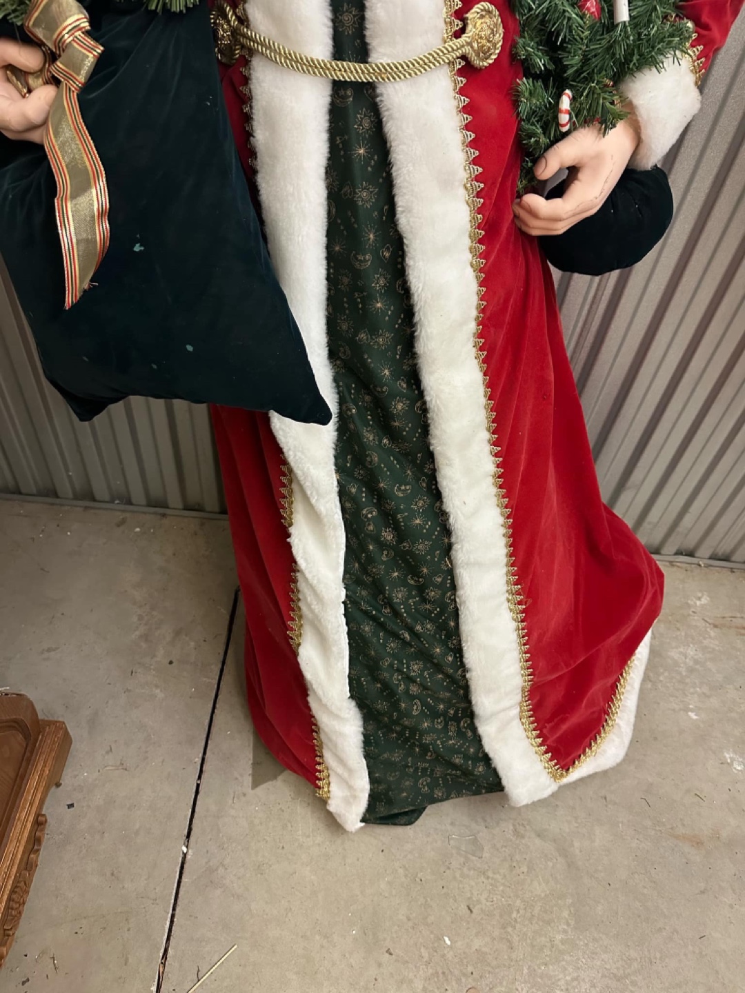 Large Standing Santa Claus Christmas Decoration - photo 3