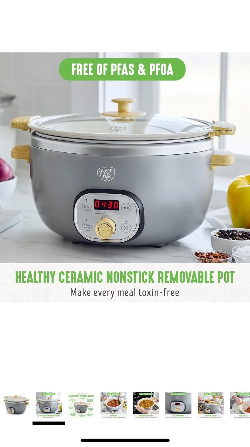 GreenLife 6QT Slow Cooker thumbnail