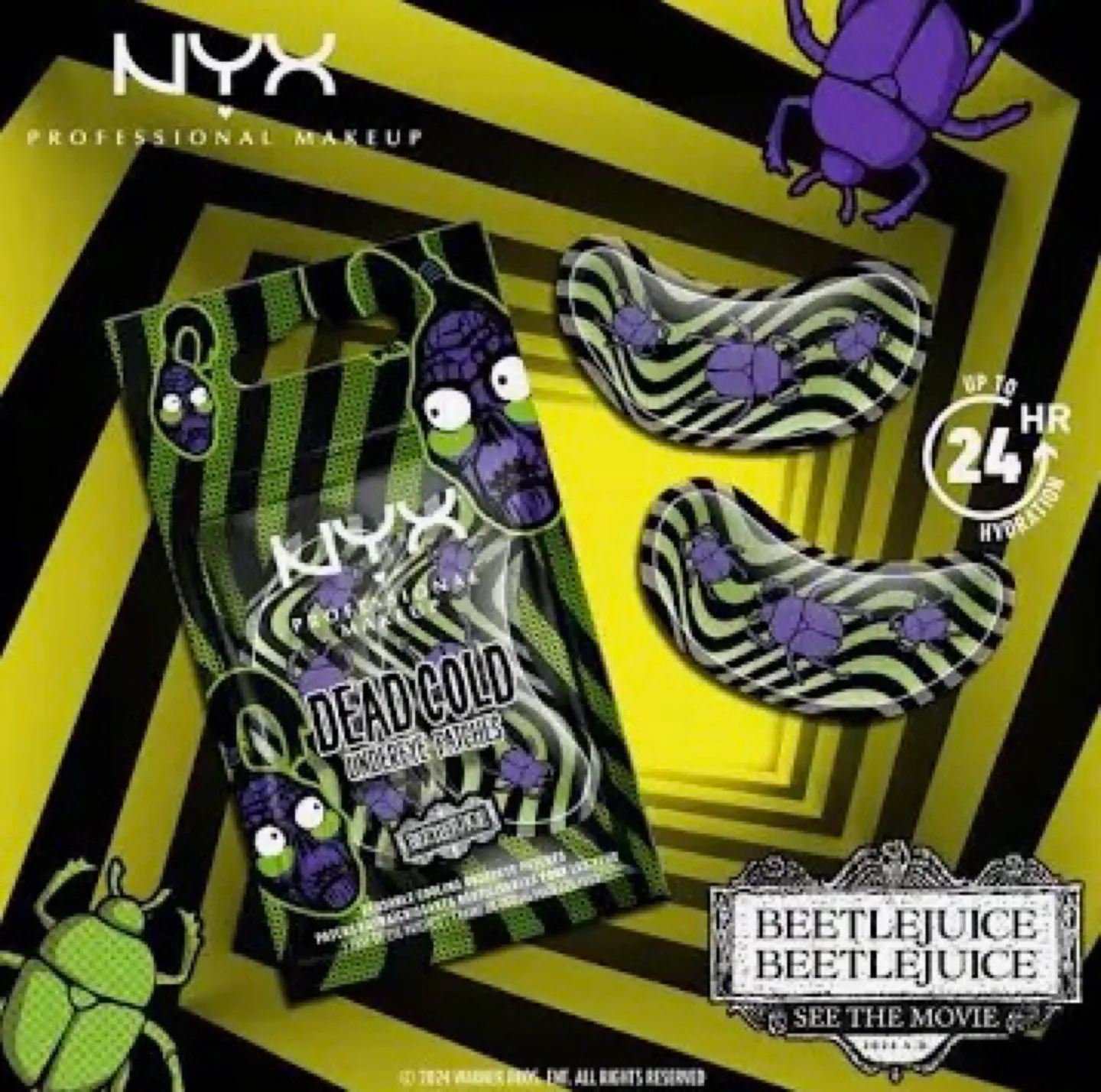 SOLD OUT - NYX Beetlejuice Dead Cold Undereye Patches image indicator(4)