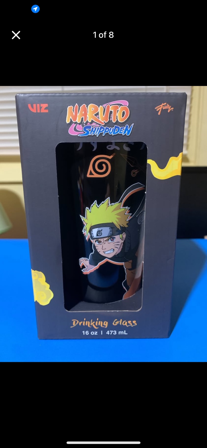 Naruto Shippuden Drinking Glass