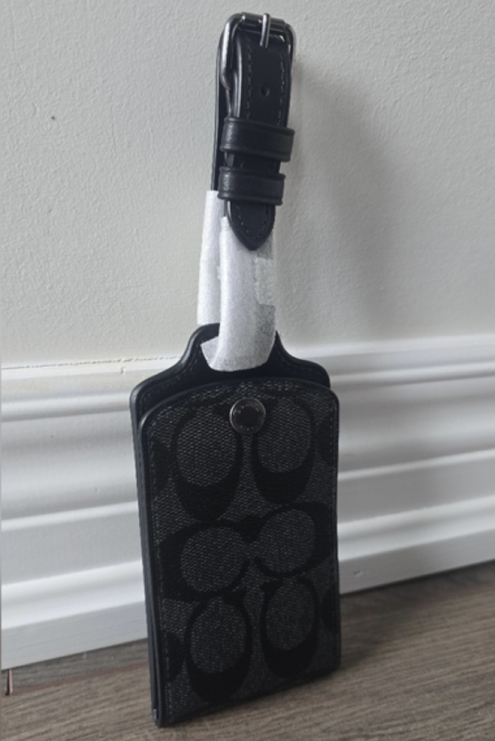 Coach Signature Luggage Tag