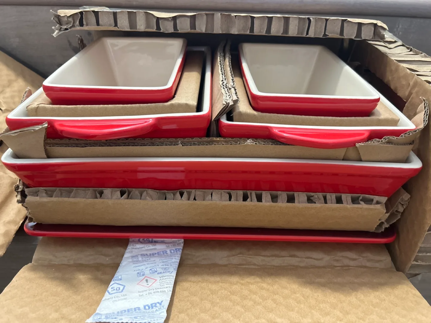 New 6-Piece Serving Set - Red image indicator(3)